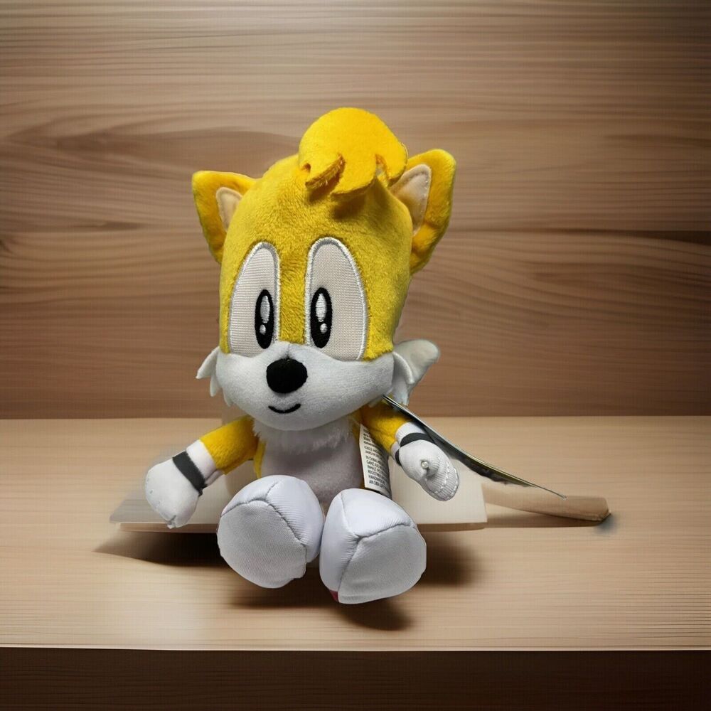 Sonic the Hedgehog Tails Plush Jakks Pacific 2023 Miles Prower Stuffed Toy NWT